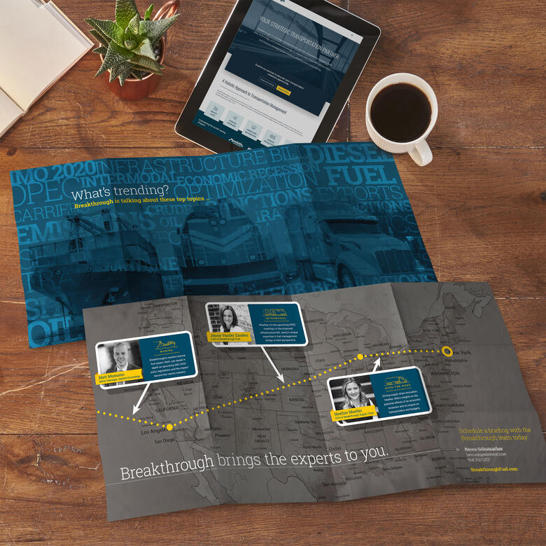 Fold-out Map Direct Mail