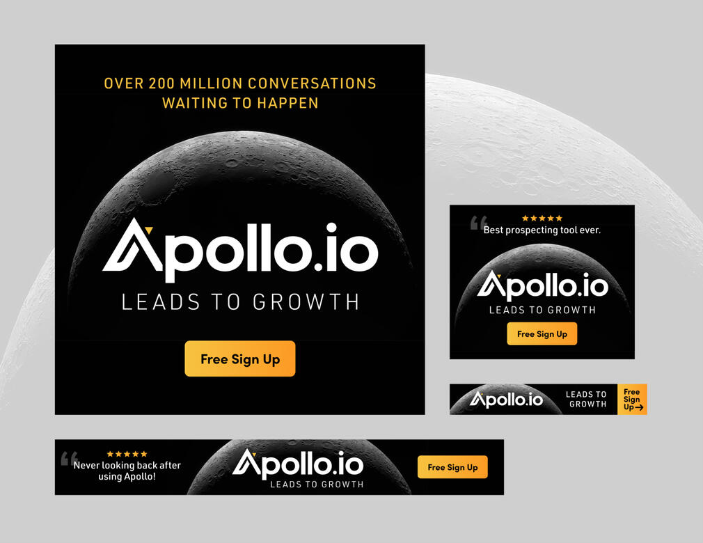 Digital ad set and new tagline.