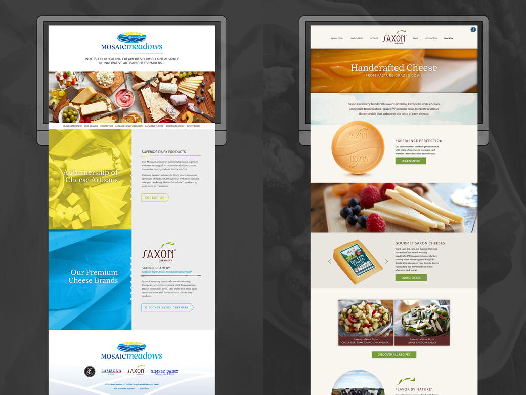 A family of cheesy websites.