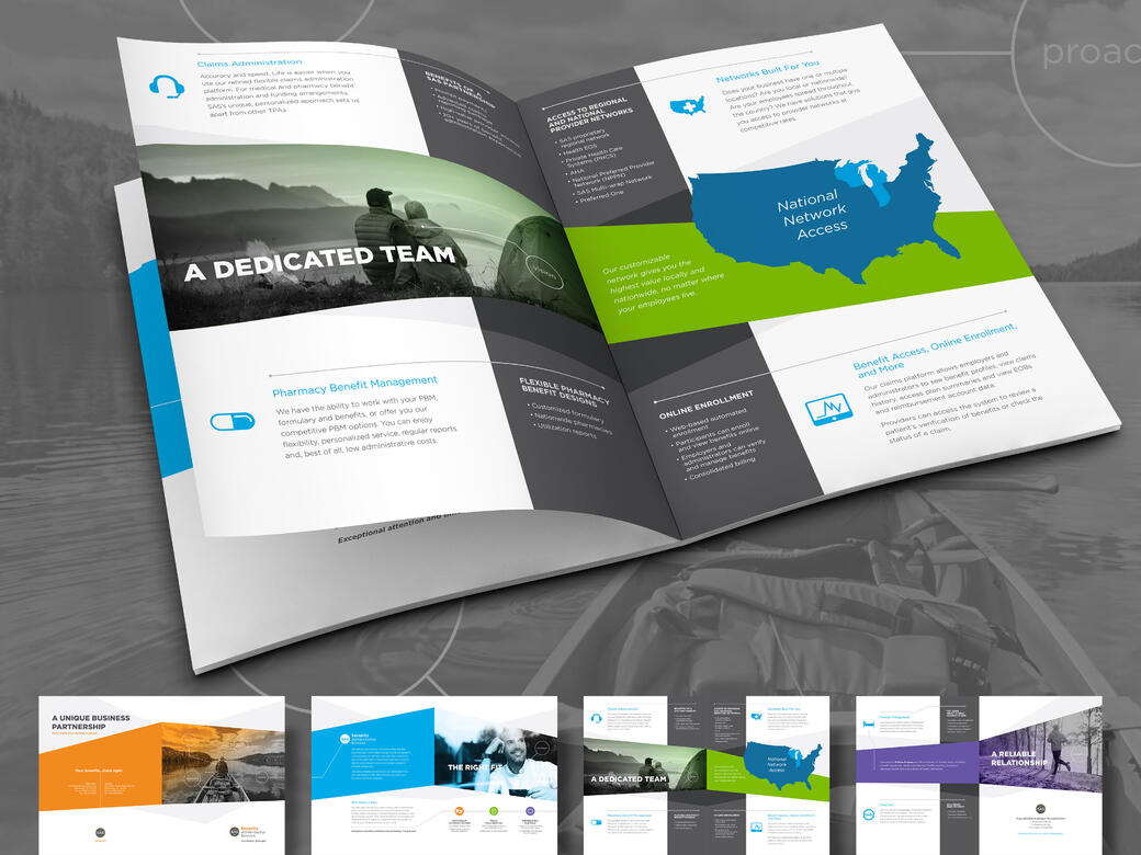 Informational and sales brochures.